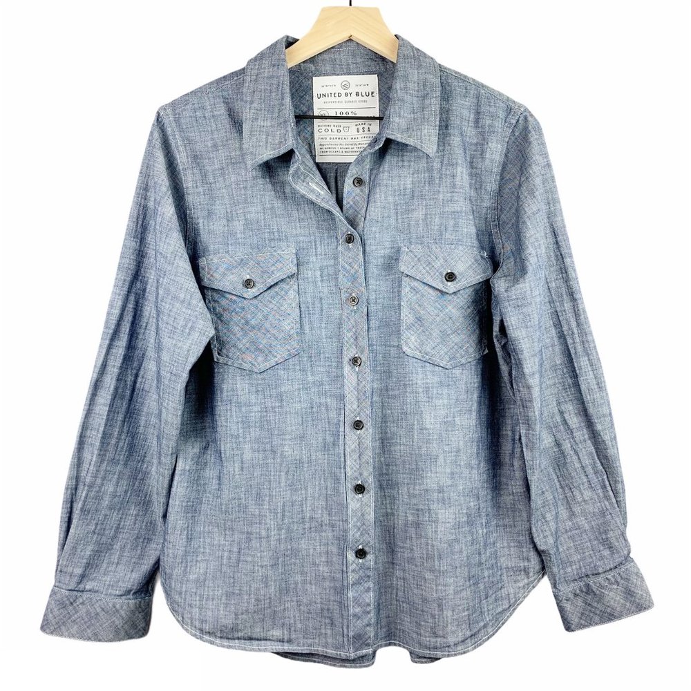 United by Blue Organic Cotton Chambray Button Up